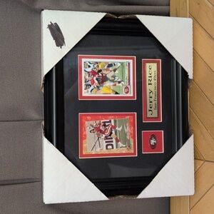 JERRY RICE COLLECTIBLE FRAME